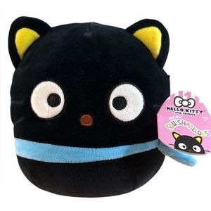 Squishmallows Black and Yellow Cat Plush